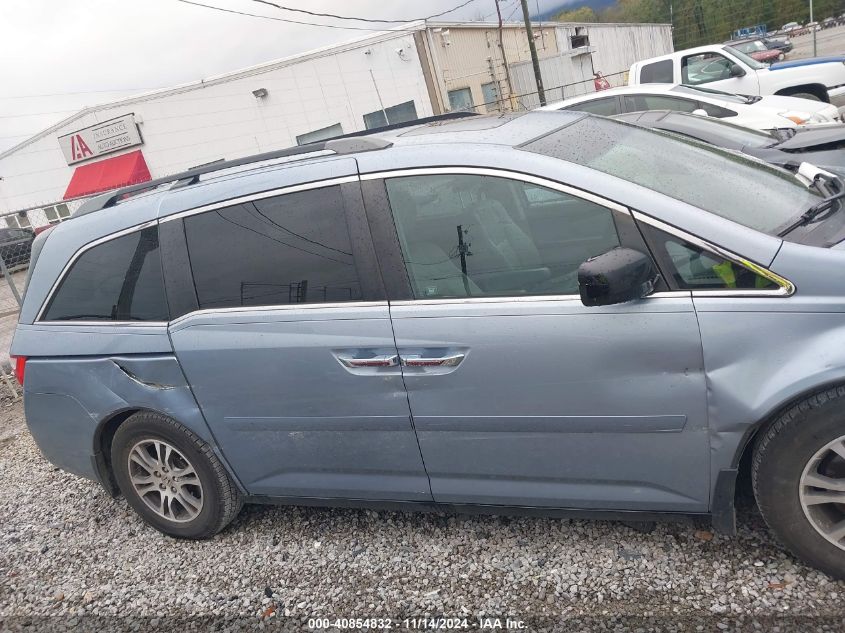 2011 Honda Odyssey Ex-L VIN: 5FNRL5H69BB060755 Lot: 40854832