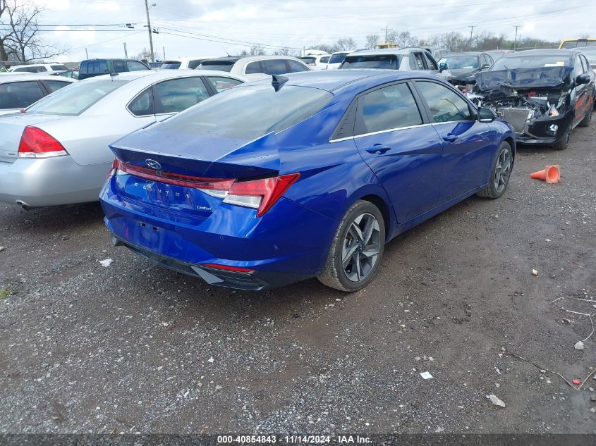 2022 Hyundai Elantra Limited VIN: 5NPLP4AG8NH065295 Lot: 40854843