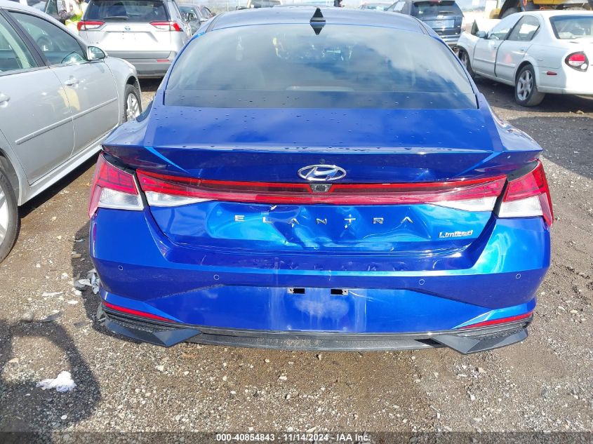 2022 Hyundai Elantra Limited VIN: 5NPLP4AG8NH065295 Lot: 40854843