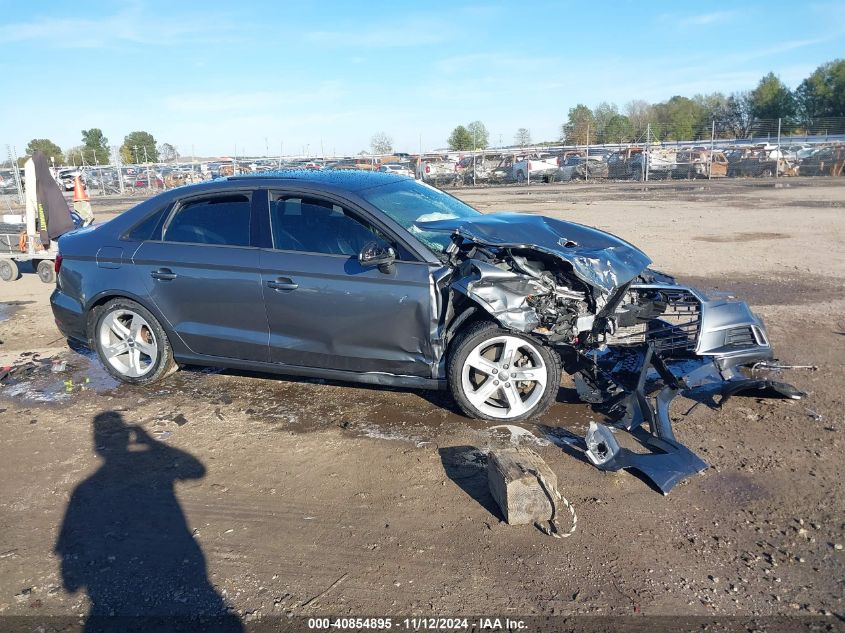 2018 Audi A3 2.0T Premium/2.0T Tech Premium VIN: WAUAUGFF0J1034686 Lot: 40854895