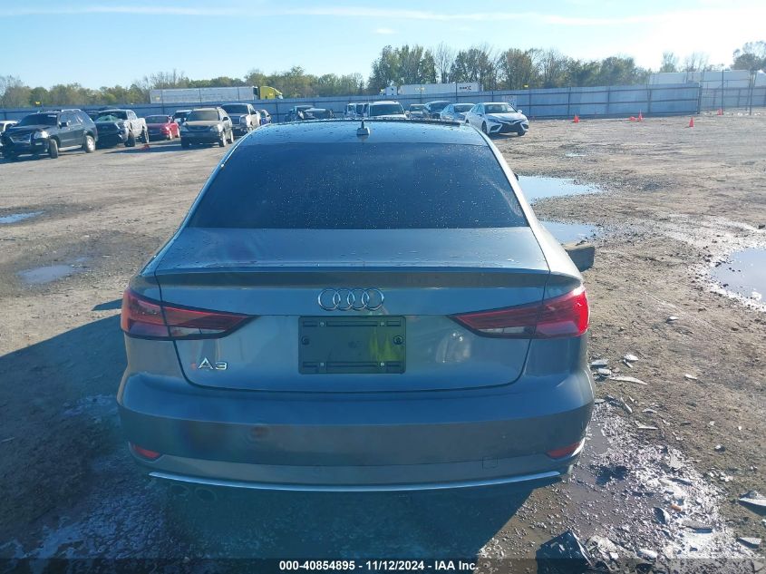 2018 Audi A3 2.0T Premium/2.0T Tech Premium VIN: WAUAUGFF0J1034686 Lot: 40854895