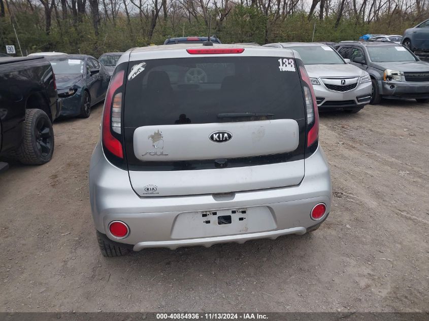 2018 Kia Soul + VIN: KNDJP3A57J7568489 Lot: 40854936