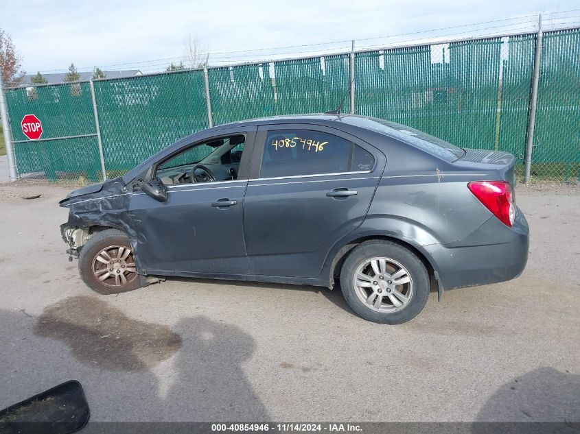 2012 Chevrolet Sonic 2Lt VIN: 1G1JC5SH5C4167049 Lot: 40854946