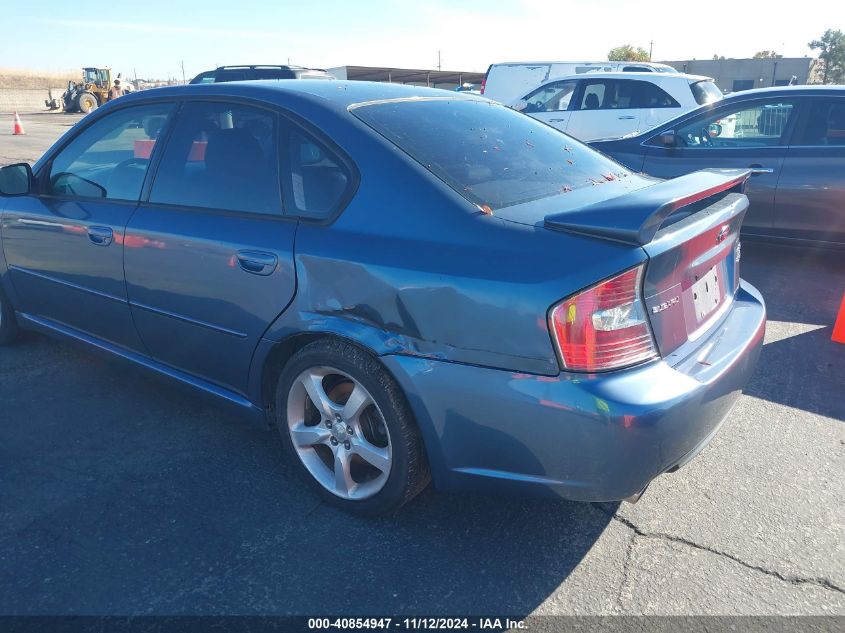 2006 Subaru Legacy 2.5Gt Limited VIN: 4S3BL676864216435 Lot: 40854947