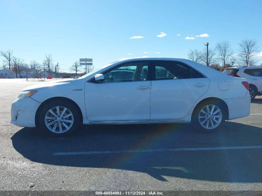 2014 Toyota Camry Hybrid Xle VIN: 4T1BD1FK7EU132633 Lot: 40854983