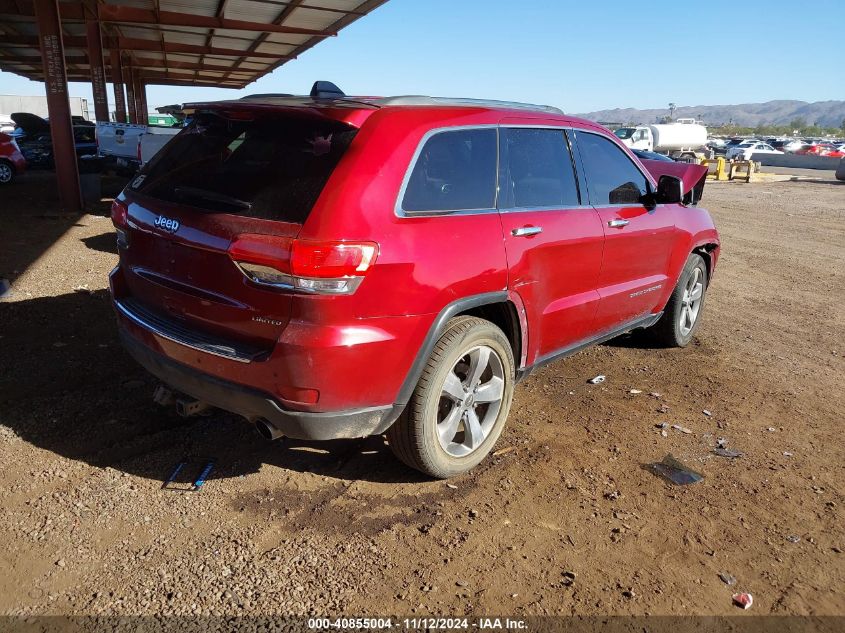 2015 Jeep Grand Cherokee Limited VIN: 1C4RJEBG4FC816051 Lot: 40855004