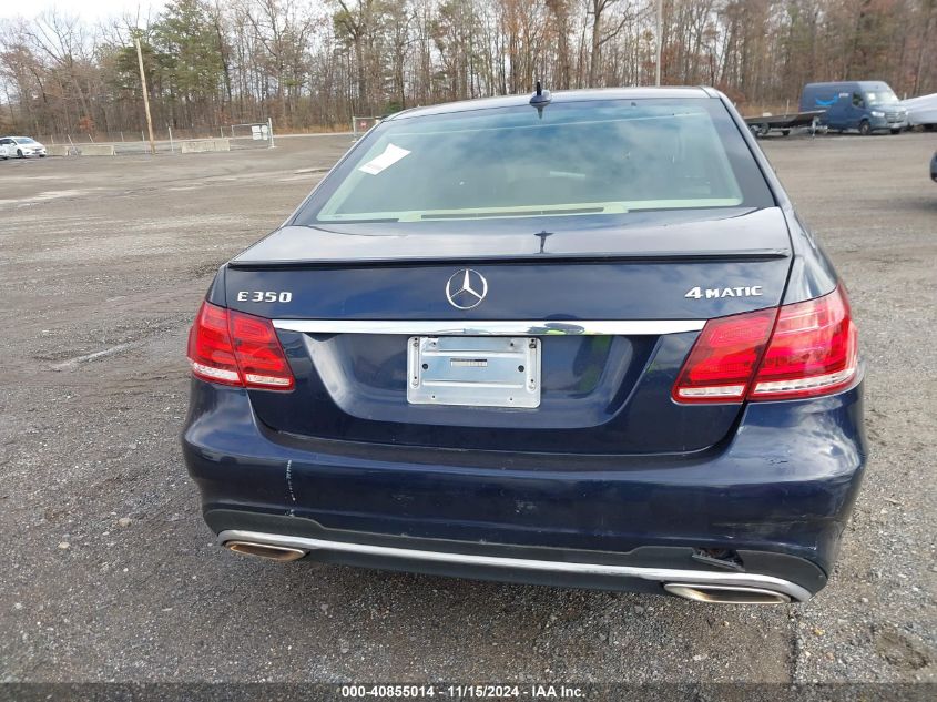 2014 Mercedes-Benz E 350 4Matic VIN: WDDHF8JB1EA870105 Lot: 40855014