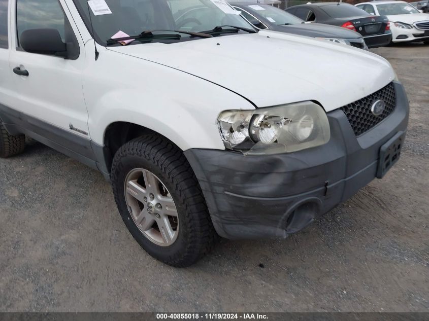 2006 Ford Escape Hybrid VIN: 1FMYU96H46KA08281 Lot: 40855018