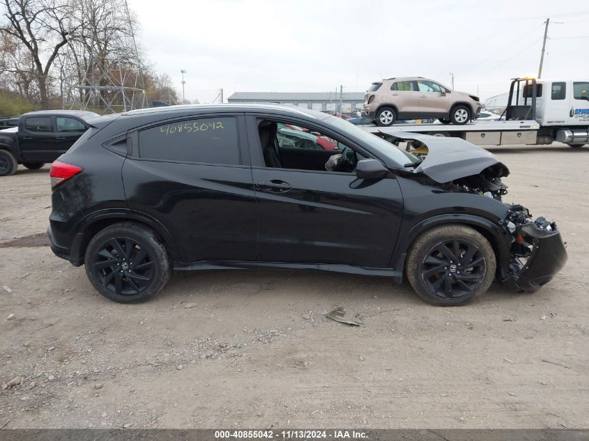 2022 Honda Hr-V Awd Sport VIN: 3CZRU6H17NM751901 Lot: 40855042