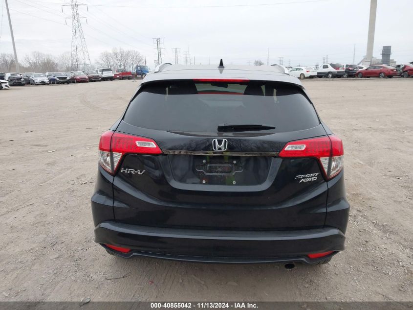 2022 Honda Hr-V Awd Sport VIN: 3CZRU6H17NM751901 Lot: 40855042