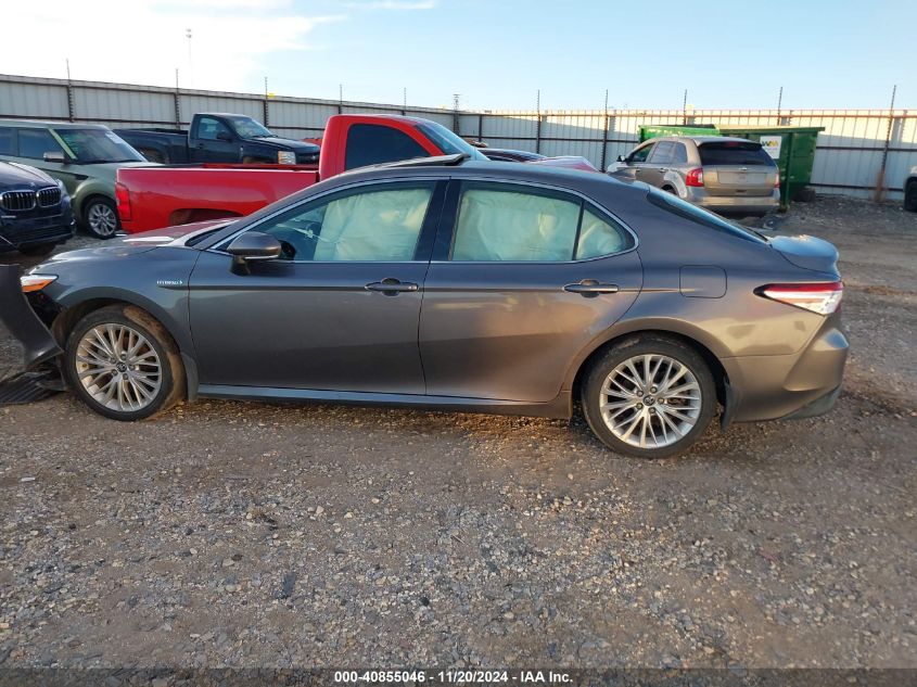 2018 Toyota Camry Hybrid Xle VIN: 4T1B21HK3JU501288 Lot: 40855046