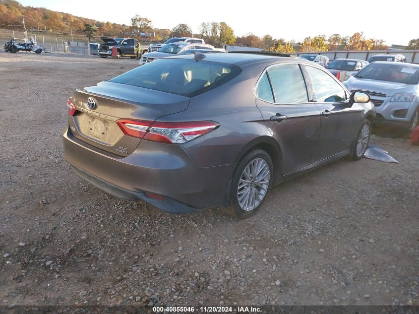 2018 Toyota Camry Hybrid Xle VIN: 4T1B21HK3JU501288 Lot: 40855046