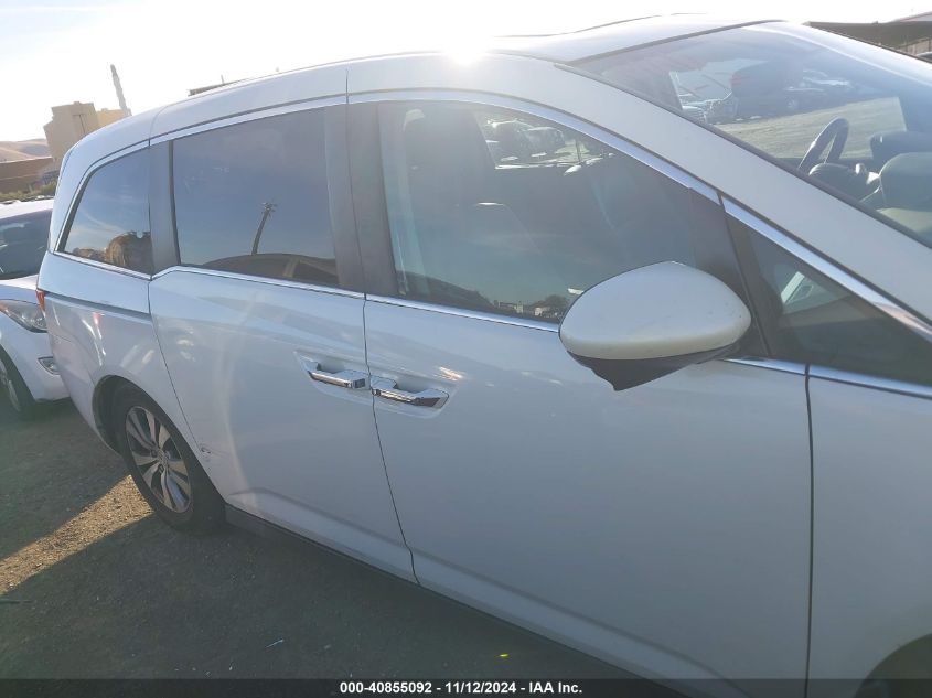 2015 Honda Odyssey Ex-L VIN: 5FNRL5H63FB021097 Lot: 40855092