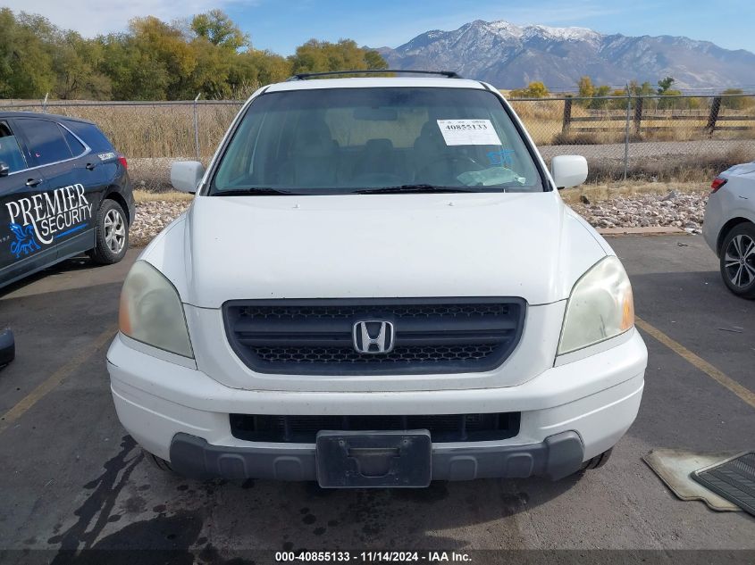 2003 Honda Pilot Ex-L VIN: 2HKYF18633H556083 Lot: 40855133