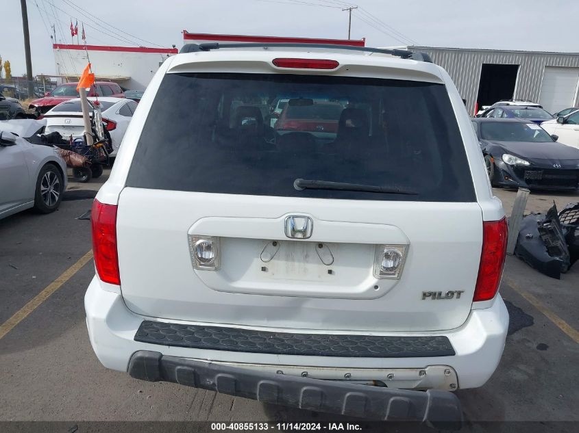 2003 Honda Pilot Ex-L VIN: 2HKYF18633H556083 Lot: 40855133