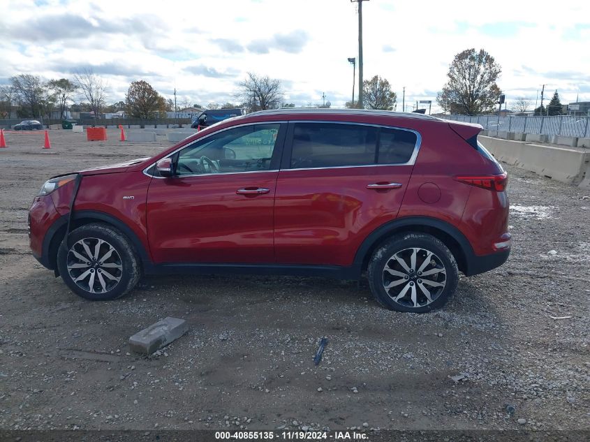 2017 Kia Sportage Ex VIN: KNDPNCAC7H7248906 Lot: 40855135