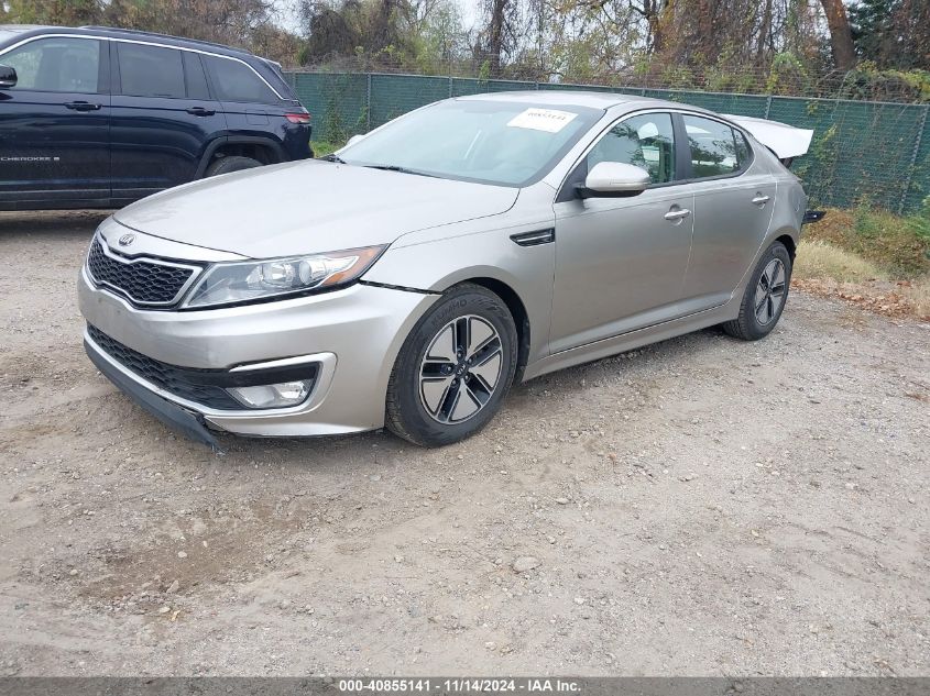 2013 Kia Optima Hybrid Lx VIN: KNAGM4AD4D5046688 Lot: 40855141