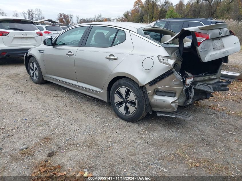 2013 Kia Optima Hybrid Lx VIN: KNAGM4AD4D5046688 Lot: 40855141