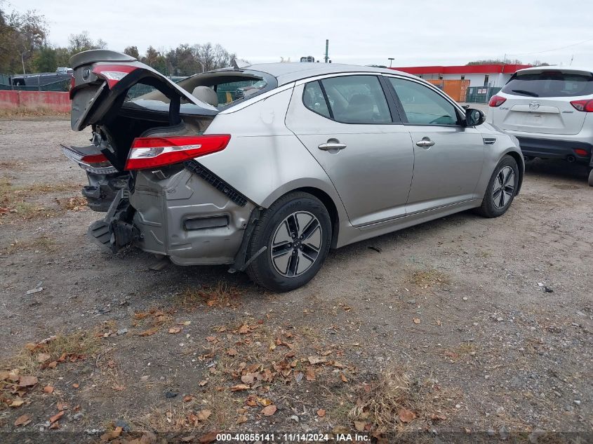 2013 Kia Optima Hybrid Lx VIN: KNAGM4AD4D5046688 Lot: 40855141