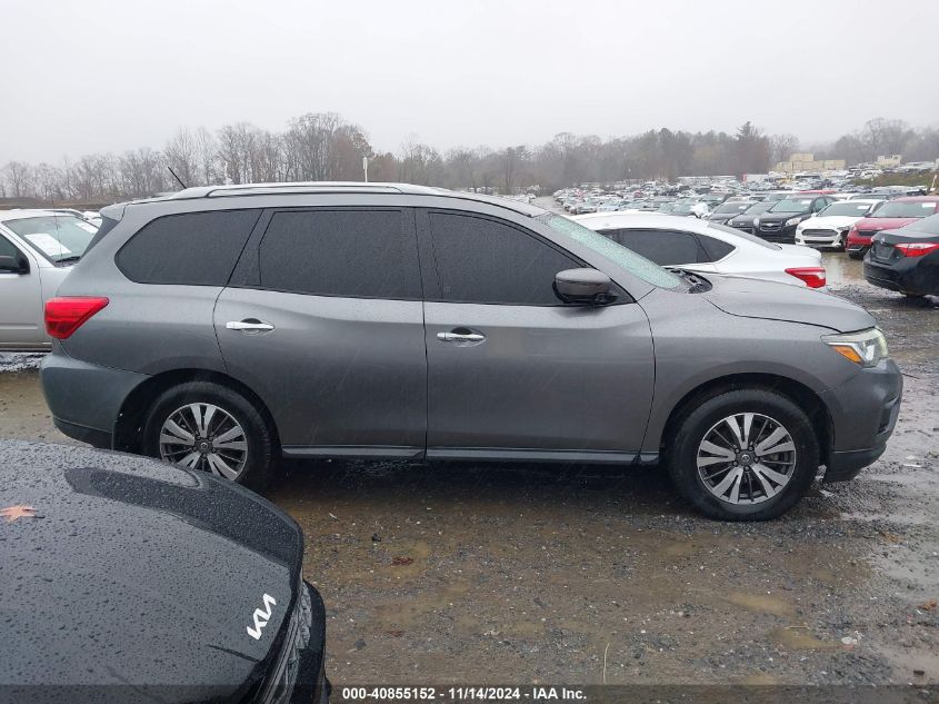 2017 Nissan Pathfinder Sl VIN: 5N1DR2MM2HC655010 Lot: 40855152