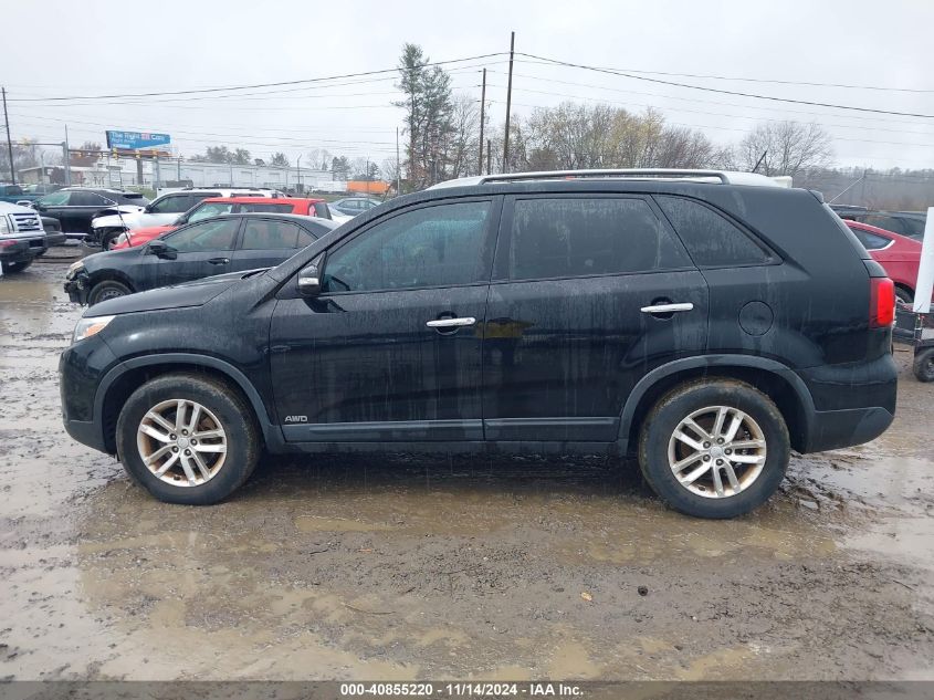 2015 Kia Sorento Lx V6 VIN: 5XYKTDA74FG639018 Lot: 40855220