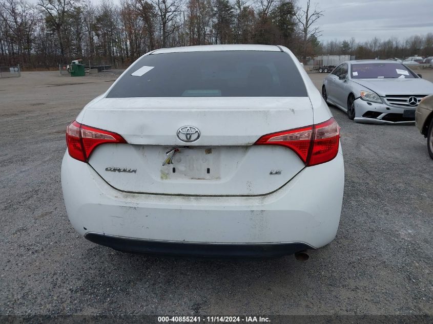 2017 TOYOTA COROLLA LE - 2T1BURHE9HC848817