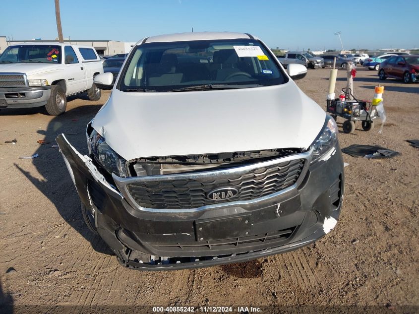 2019 Kia Sorento 2.4L Lx VIN: 5XYPG4A36KG575257 Lot: 40855242