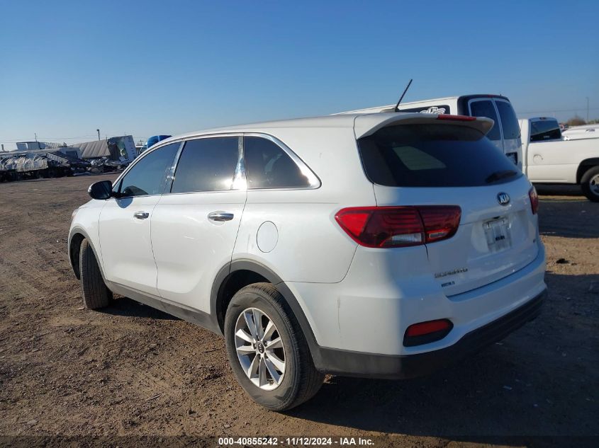 2019 Kia Sorento 2.4L Lx VIN: 5XYPG4A36KG575257 Lot: 40855242