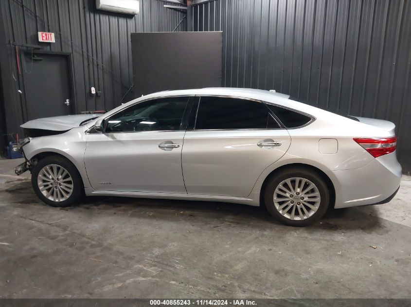 2014 Toyota Avalon Hybrid Xle Touring VIN: 4T1BD1EB5EU034489 Lot: 40855243