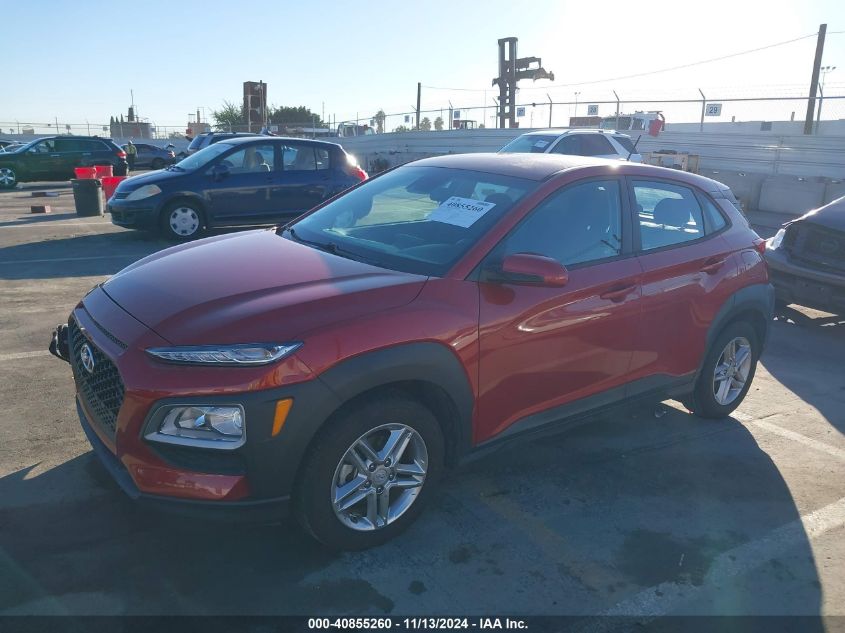 2021 Hyundai Kona Se VIN: KM8K12AA8MU662282 Lot: 40855260