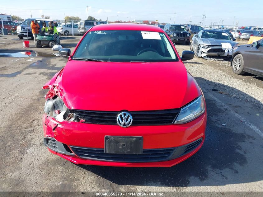 2014 Volkswagen Jetta 2.0L S VIN: 3VW2K7AJ3EM234475 Lot: 40855270