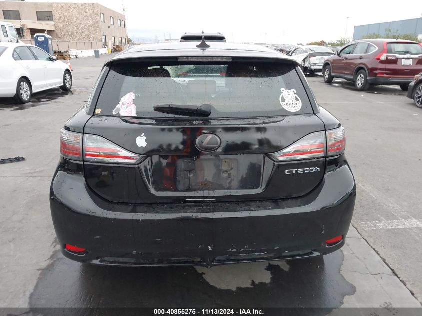 2011 Lexus Ct 200H Premium VIN: JTHKD5BH6B2007571 Lot: 40855275