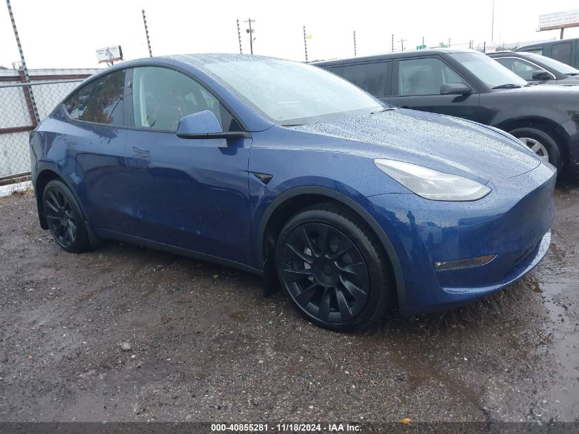 2023 Tesla Model Y Awd/Long Range Dual Motor All-Wheel Drive VIN: 7SAYGDEE6PF811617 Lot: 40855281