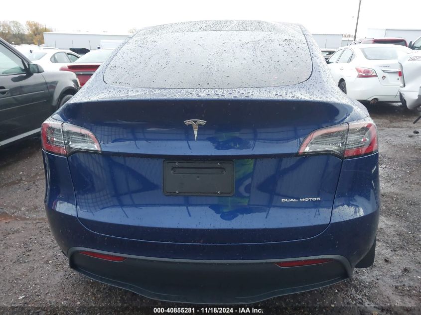 2023 Tesla Model Y Awd/Long Range Dual Motor All-Wheel Drive VIN: 7SAYGDEE6PF811617 Lot: 40855281