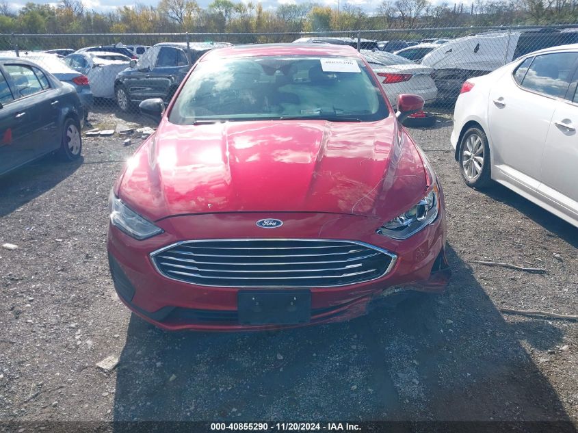 2020 Ford Fusion Se VIN: 3FA6P0HDXLR162063 Lot: 40855290