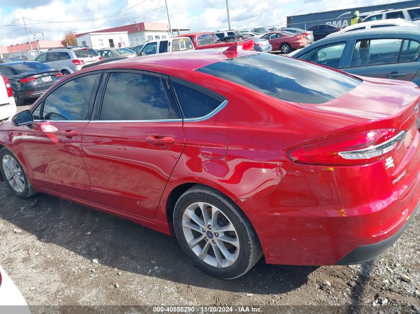 2020 Ford Fusion Se VIN: 3FA6P0HDXLR162063 Lot: 40855290