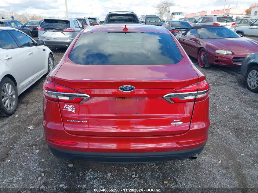 2020 Ford Fusion Se VIN: 3FA6P0HDXLR162063 Lot: 40855290