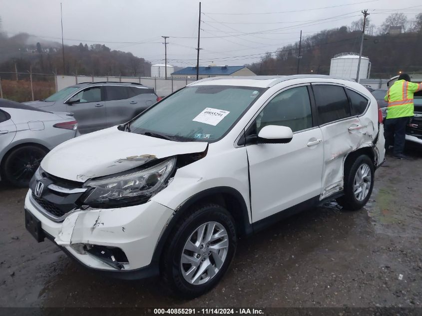 2016 Honda Cr-V Ex-L VIN: 5J6RM4H76GL046472 Lot: 40855291