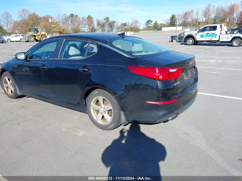 2015 Kia Optima Lx VIN: 5XXGM4A77FG486111 Lot: 40855312