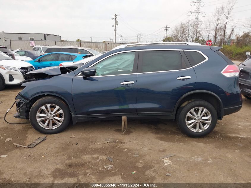 2015 Nissan Rogue Sv VIN: KNMAT2MVXFP575865 Lot: 40855348