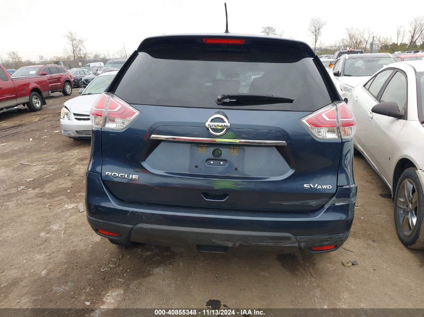 2015 Nissan Rogue Sv VIN: KNMAT2MVXFP575865 Lot: 40855348