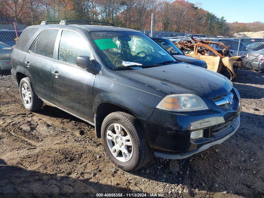 2006 Acura Mdx VIN: 2HNYD18696H539544 Lot: 40855355