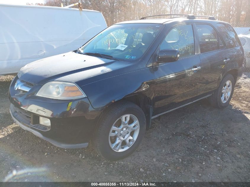 2006 Acura Mdx VIN: 2HNYD18696H539544 Lot: 40855355