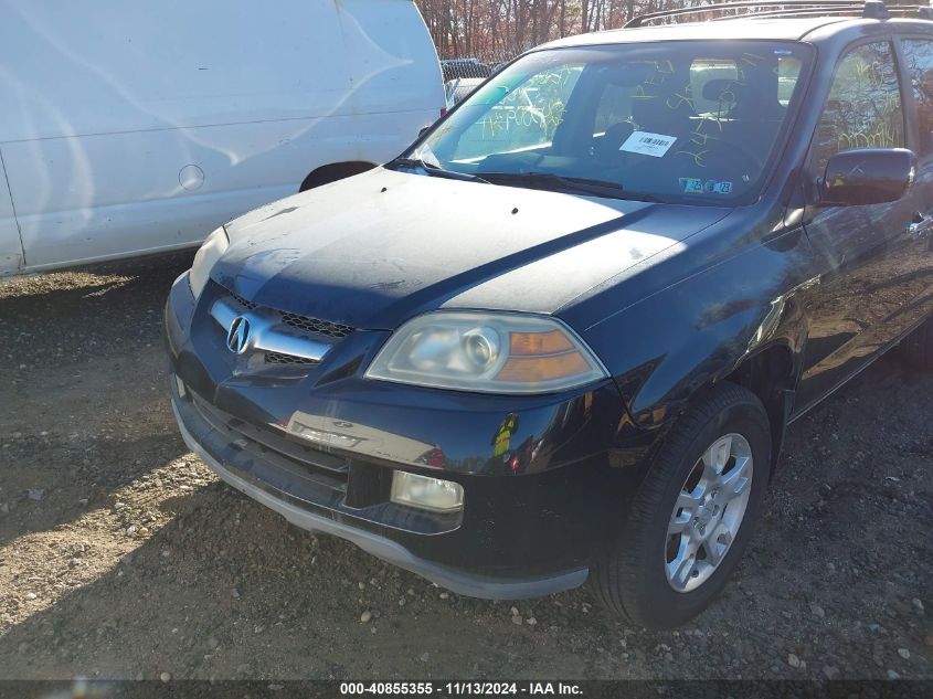 2006 Acura Mdx VIN: 2HNYD18696H539544 Lot: 40855355