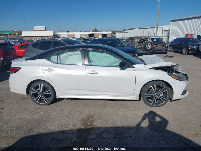 2022 Nissan Sentra Sr Xtronic Cvt VIN: 3N1AB8DV1NY307745 Lot: 40855360