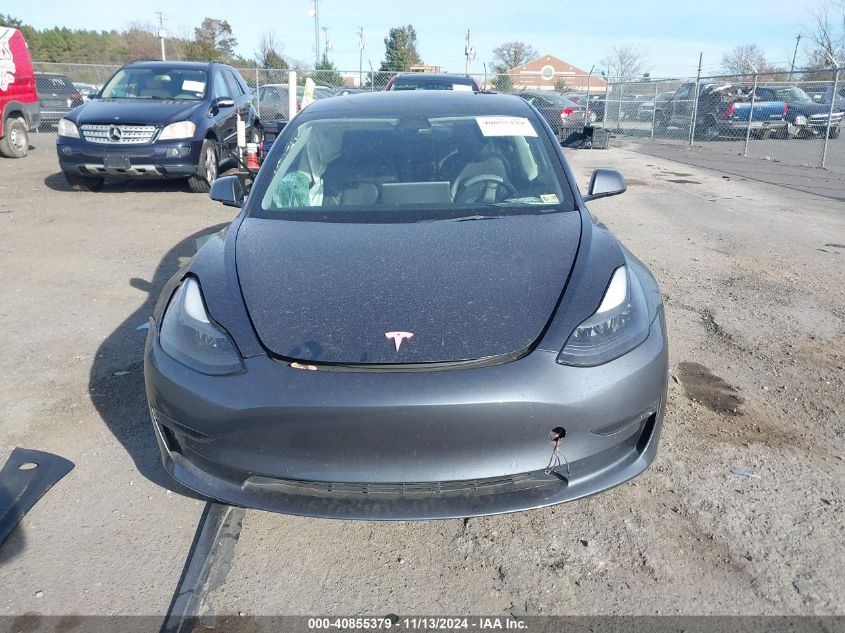 2022 Tesla Model 3 Rear-Wheel Drive VIN: 5YJ3E1EA3NF186373 Lot: 40855379