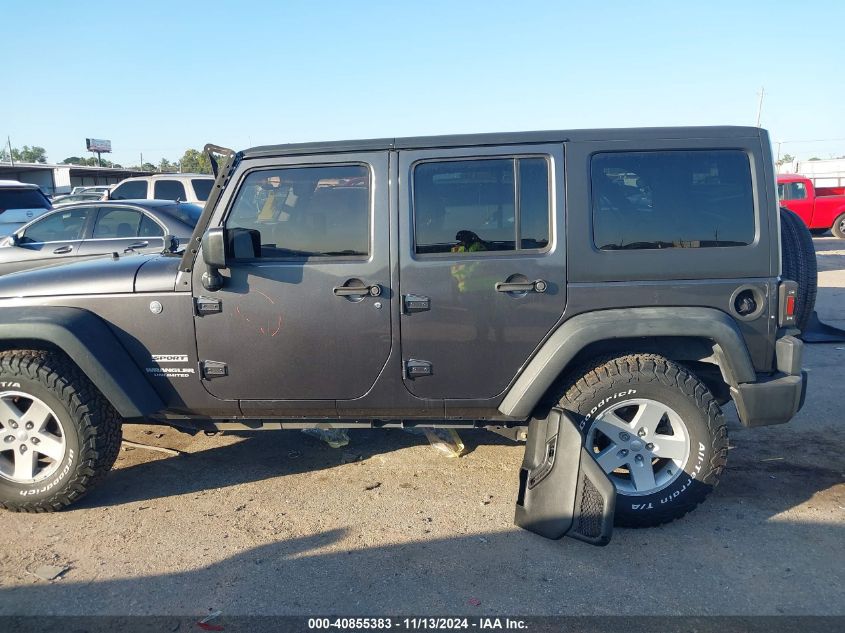 2017 Jeep Wrangler Unlimited Sport 4X4 VIN: 1C4BJWDG4HL540719 Lot: 40855383