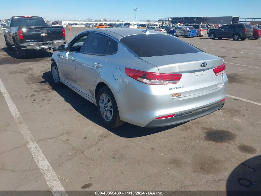 2017 Kia Optima Lx VIN: 5XXGT4L3XHG169911 Lot: 40855439