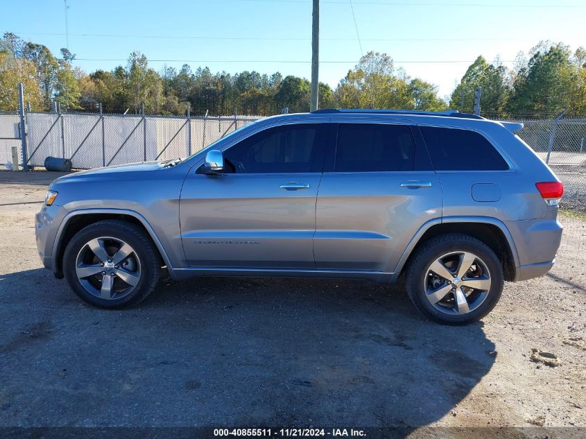 2015 Jeep Grand Cherokee Overland VIN: 1C4RJECG5FC792910 Lot: 40855511