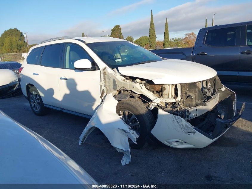 2015 Nissan Pathfinder S VIN: 5N1AR2MN4FC681536 Lot: 40855528